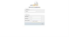 Desktop Screenshot of mysqladmin.ie